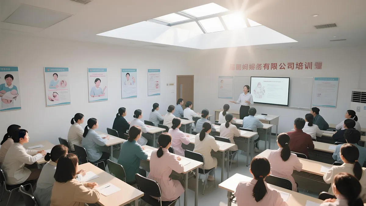 上海保姆公司培训照
