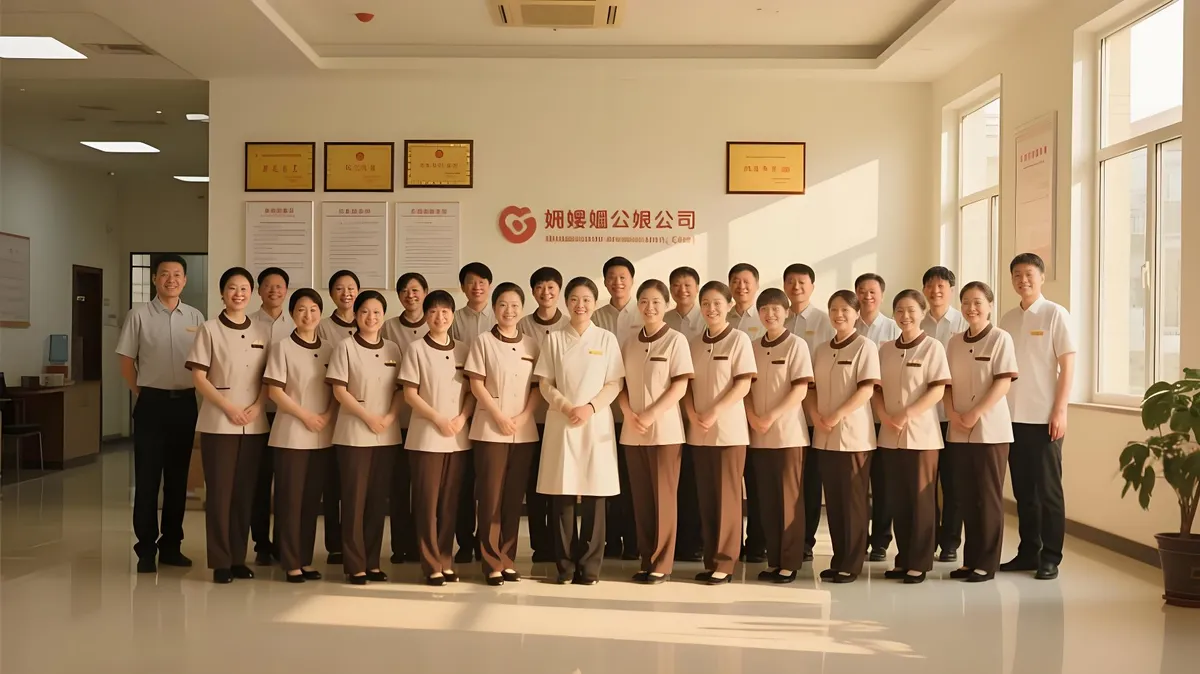 上海保姆公司人员合照